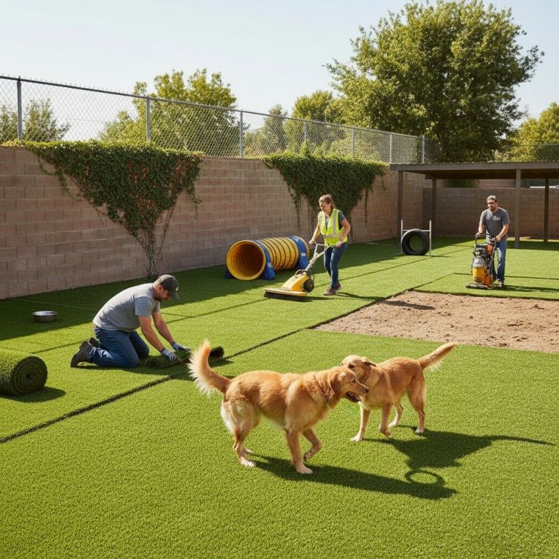 Benefits Of Residential Pet Turf Installation For Dog Owners
