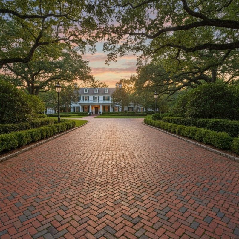Brick Driveway Installation